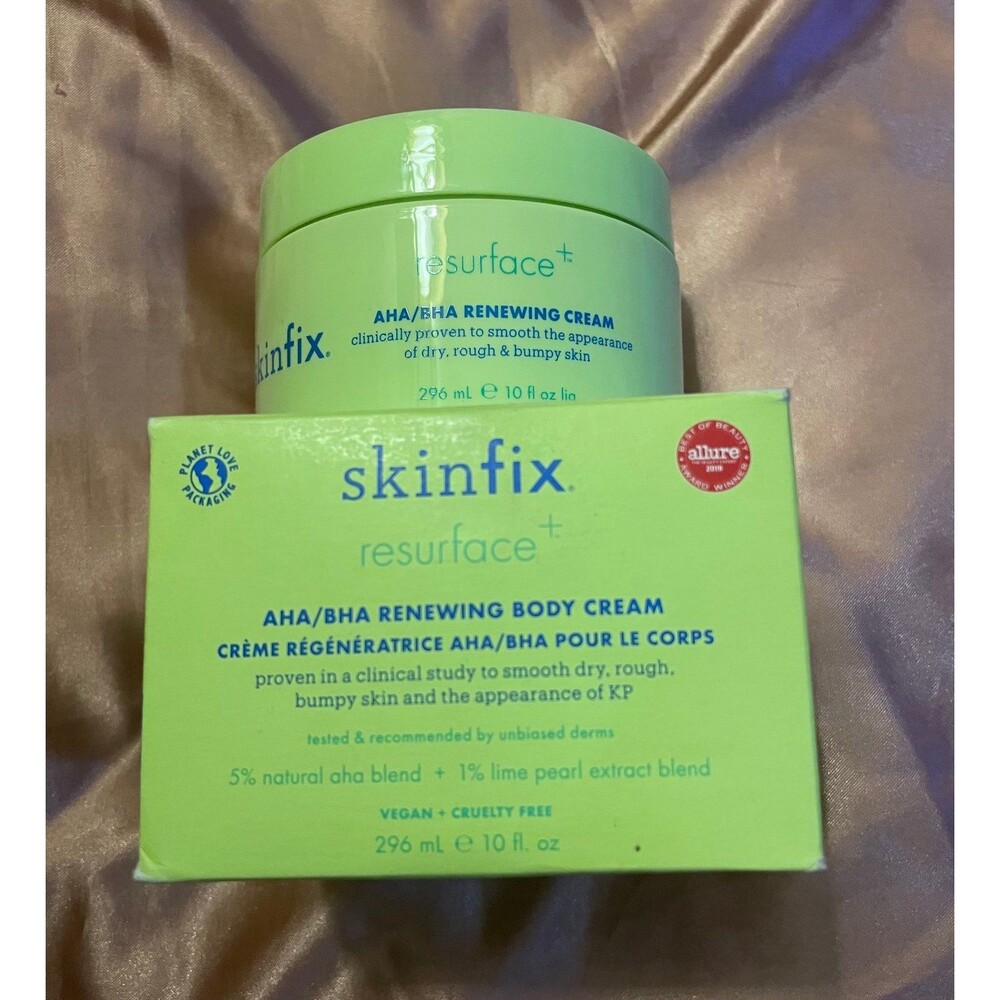 SkinFix Renewing AHA BHA Body Cream 10 oz Dry Skin Moisturizer NIB new